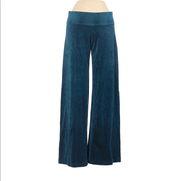 Juicy Couture Pants - Juicy couture teal velour pants wide leg